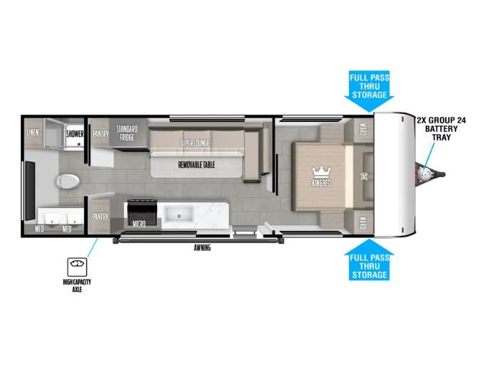 2025 Forest River Wildwood FSX 233RBLE-15
