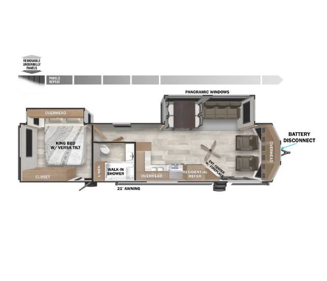 2025 Forest River Wildwood Lodge 353FLFB-15