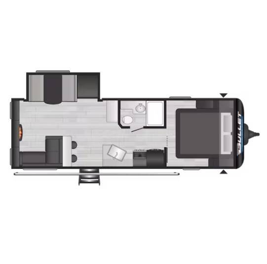 2025 Keystone RV Bullet Crossfire 266RLS-16