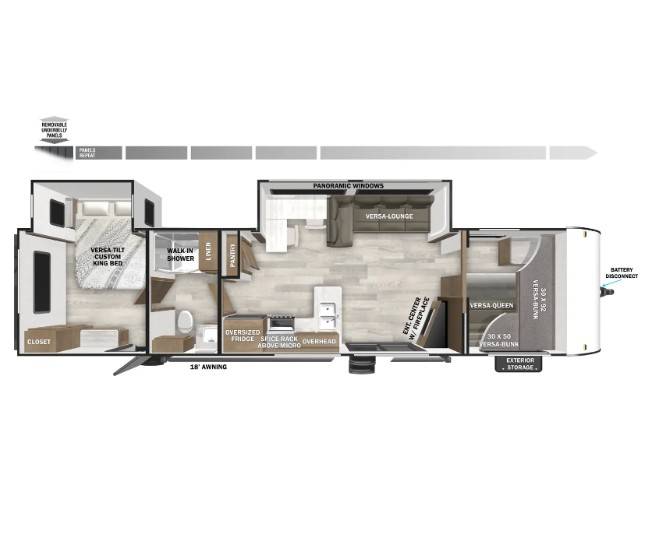 2025 Forest River Wildwood 36VBDSX-18