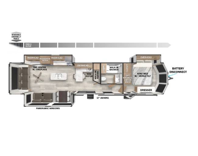 2025 Forest River Wildwood Lodge 40RLB-19