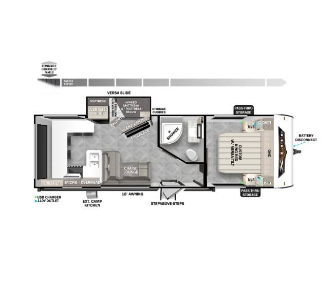 2024 Forest River Wildwood X-Lite 24VIEWX-19