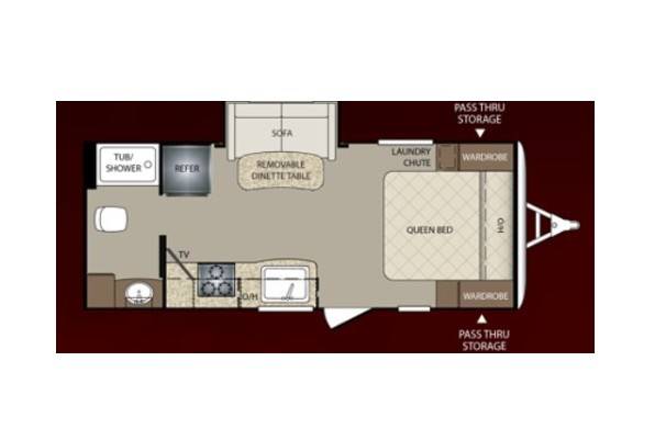 2015 Keystone RV Bullet 207RBS-14