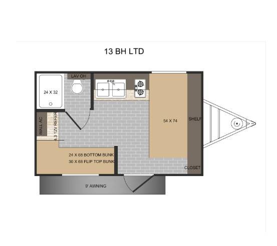 2025 Sunset Park RV Sun Lite LTD 13BH-15