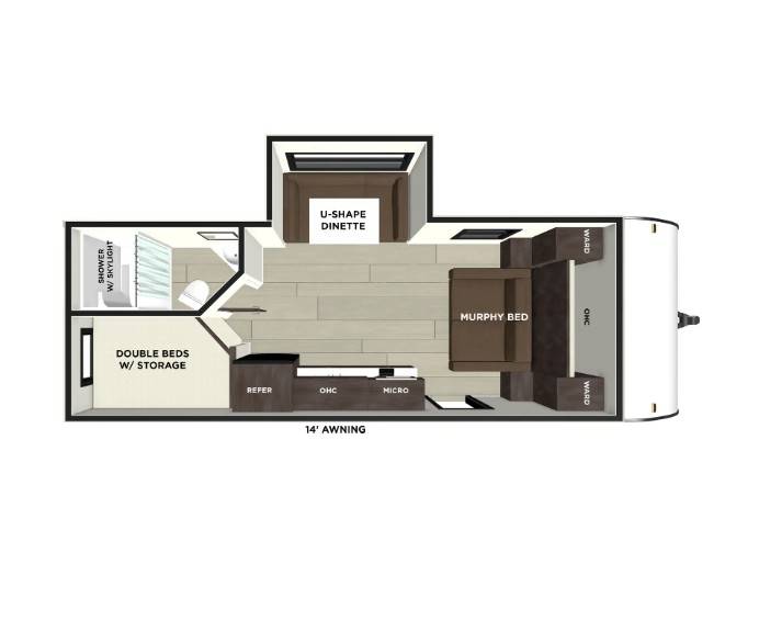 2026 Forest River Wildwood FSX 178BHSK-1