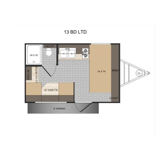 2026 Sunset Park RV Sun Lite LTD 13BD-1