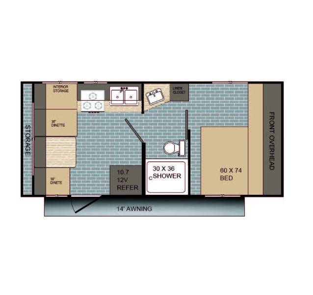 2026 Sunset Park RV Sun Ray Retro 196-2