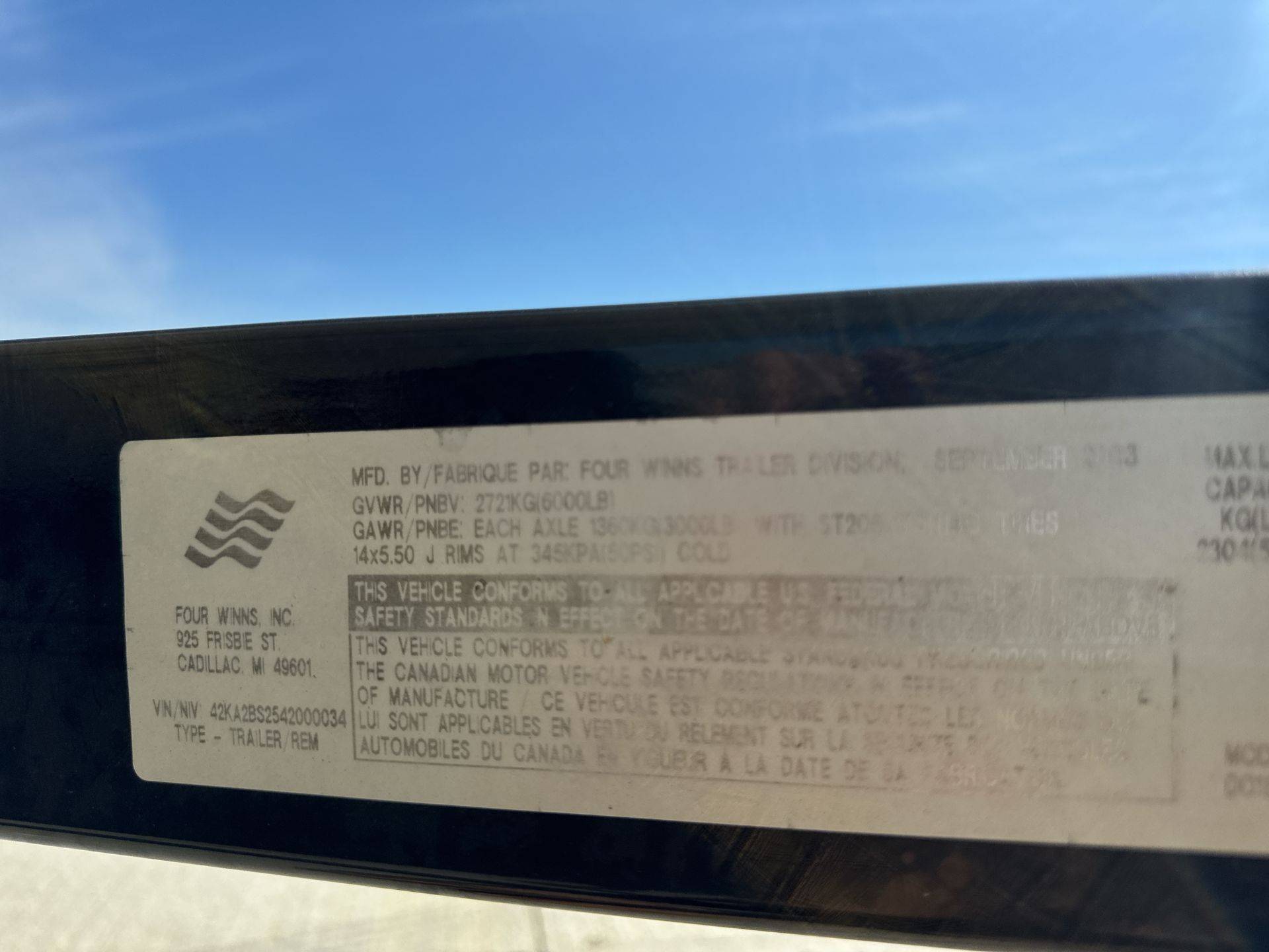 2004 Four winns Horizon 190-9