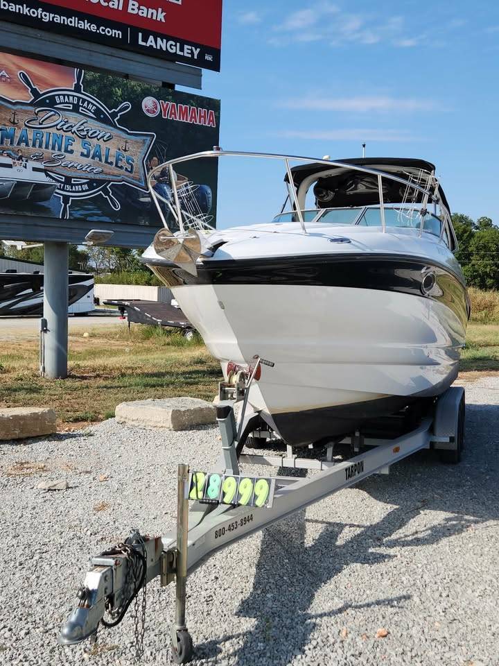 2005 CROWNLINE 270 CR WITH TRIPLE AXLE TRAILER-11
