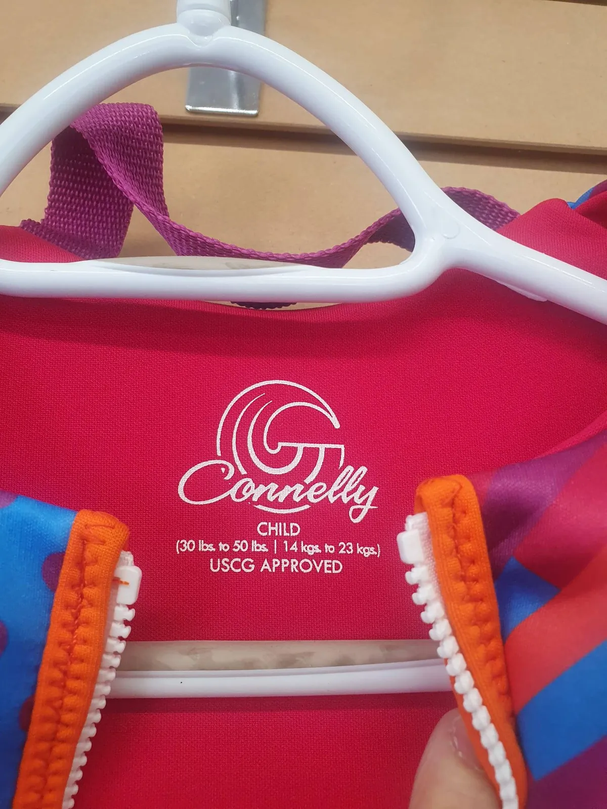 Conelly Neoprene Life Jacket - Child - USCG Approved-1