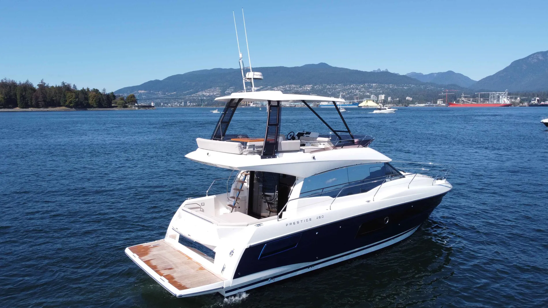 Pre-Owned 2022 Prestige 460 Fly for Sale | Vancouver, BC | M&P Yacht Centre | 66c3f5f4e5cbc1e689029bbd
