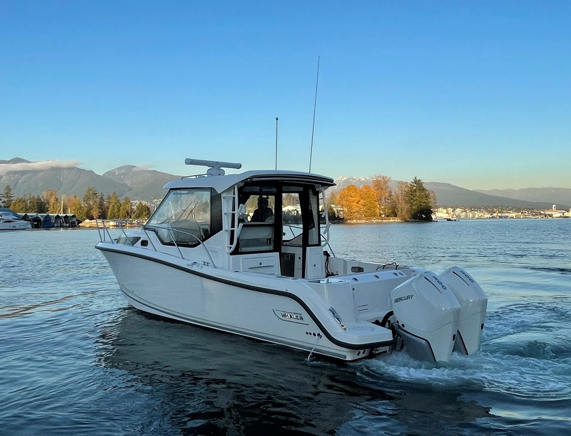 New 2026 Boston whaler 325 Conquest Pilothouse for Sale | Vancouver, BC | M&P Yacht Centre | 68ba029f97b34733670548ec