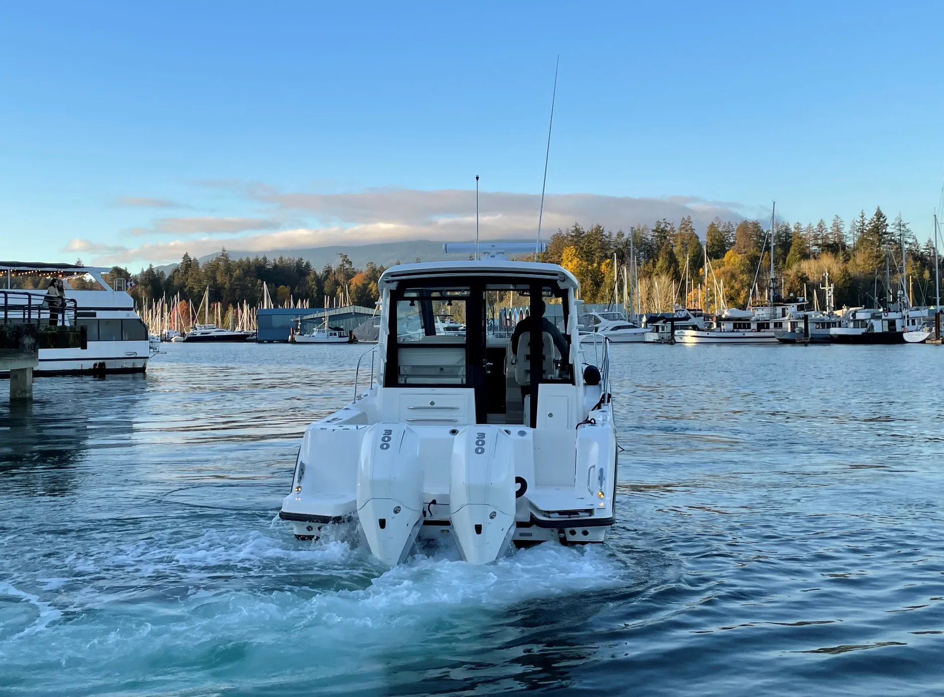 New 2026 Boston whaler 325 Conquest Pilothouse for Sale | Vancouver, BC | M&P Yacht Centre | 68ba029f97b34733670548ec