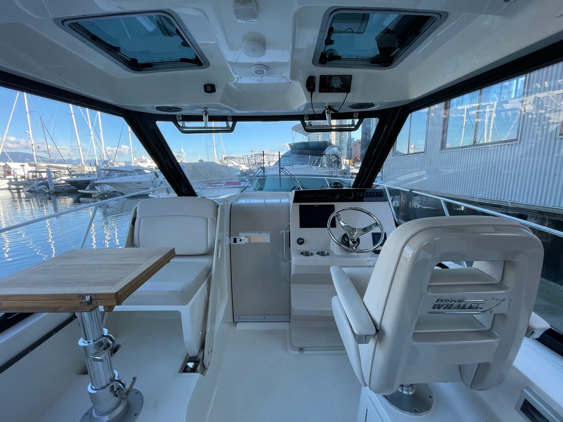 New 2026 Boston whaler 325 Conquest Pilothouse for Sale | Vancouver, BC | M&P Yacht Centre | 68ba029f97b34733670548ec