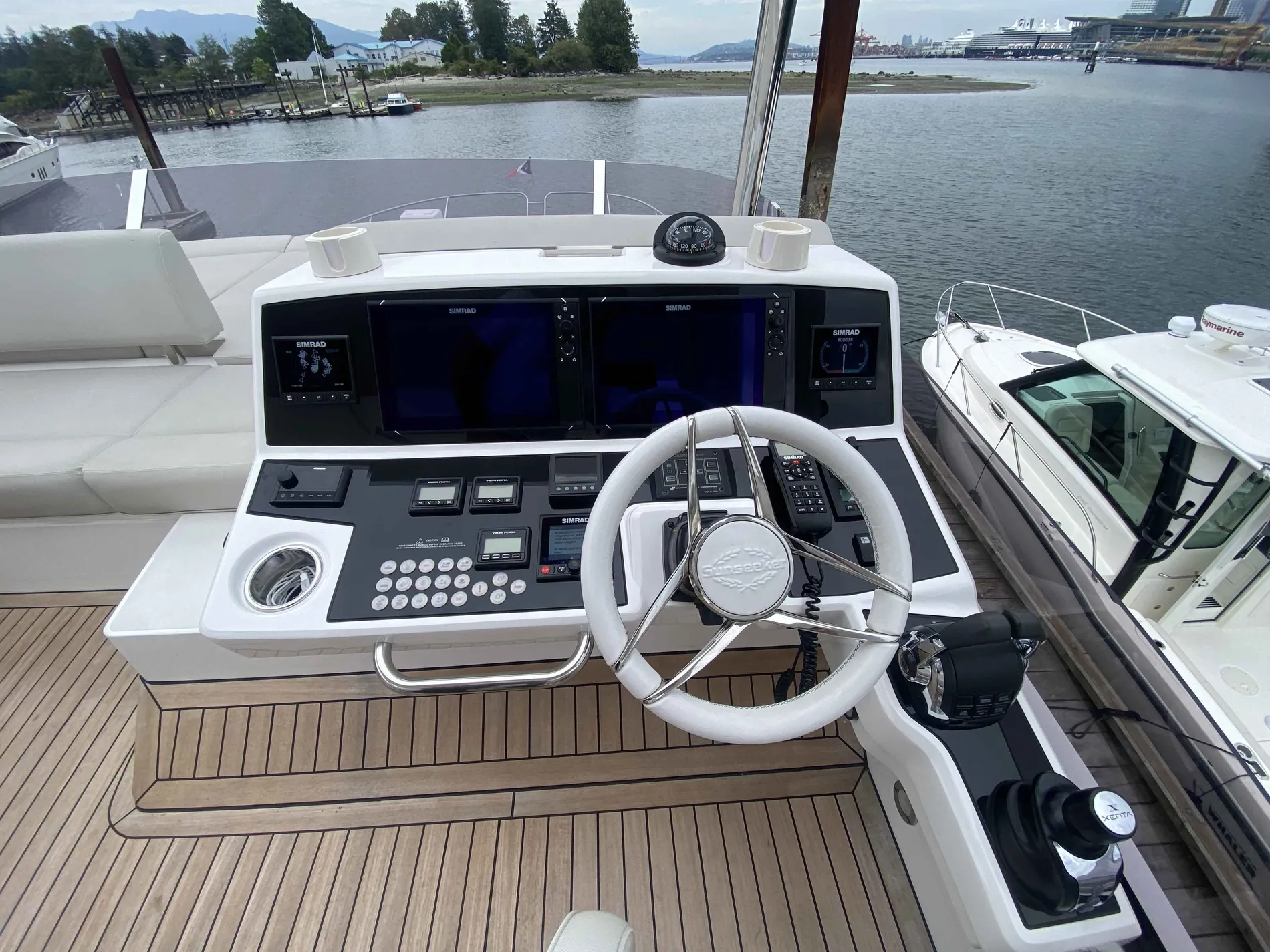 Pre-Owned 2020 Sunseeker Manhattan 52 for Sale | Vancouver, BC | M&P Yacht Centre | 68db1dfbdae076f8a605b06f