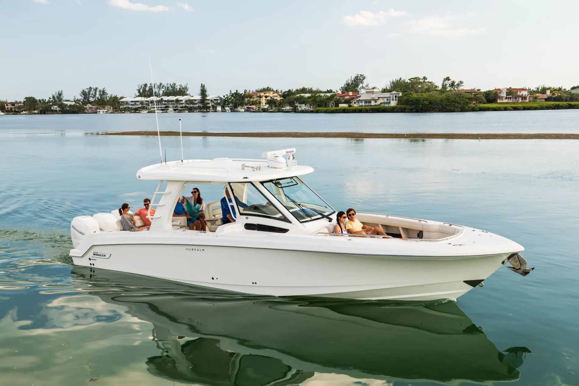 New 2027 Boston whaler 350 Realm for Sale | Vancouver, BC | M&P Yacht Centre | 68e40f17e832bfeafd03be1e