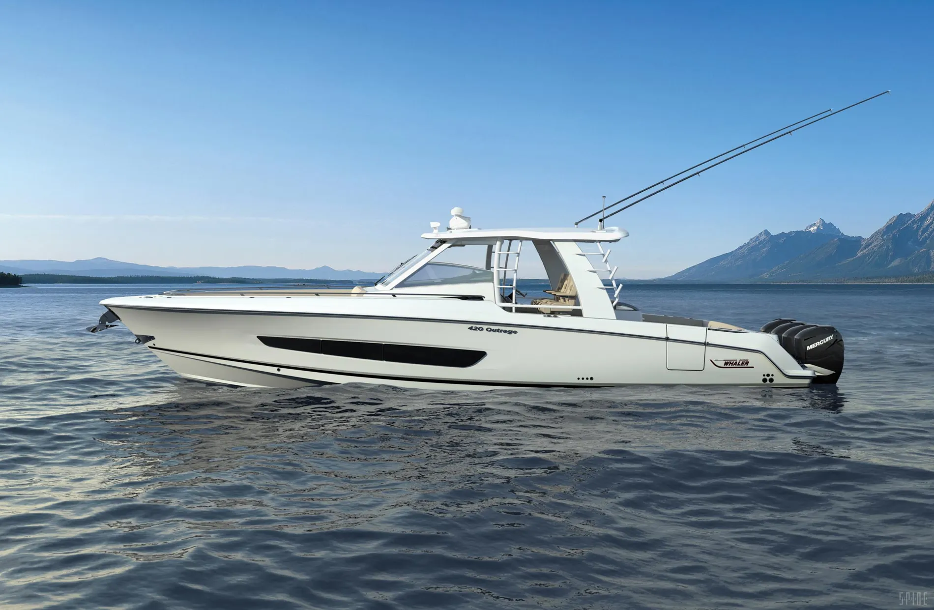 New 2027 Boston whaler 420 Outrage for Sale | Vancouver, BC | M&P Yacht Centre | 68e41f268d2f5380f90ebe8b