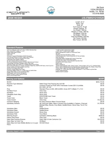 2026 Centurion Nv243-4