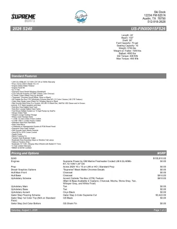 2026 Supreme S240-4