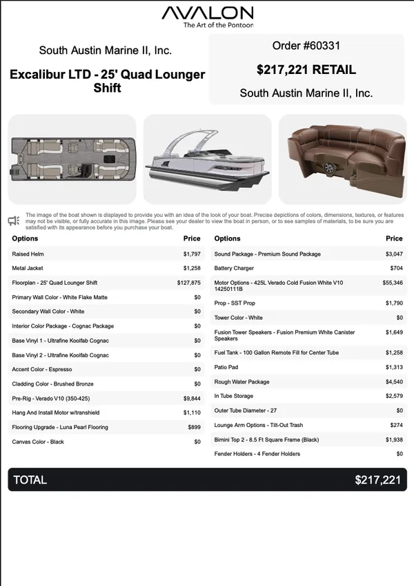 2027 Avalon Excalibur LTD 25 Quad Lounger Shift-1