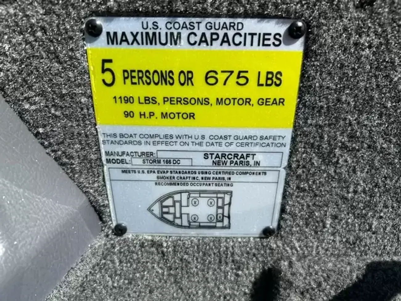  Starcraft Storm 166 DC-13