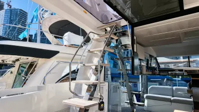 Pre-Owned 2022 Prestige 590 Fly for Sale | Vancouver, BC | M&P Yacht Centre | 697bac93f6038689a0043c9e